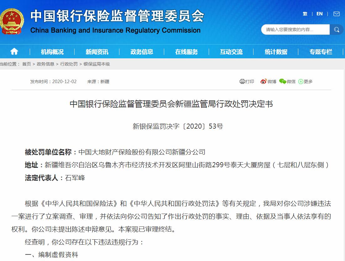 中国长城资产深圳市分公司被罚80万：因绩效考核机制不健全等
