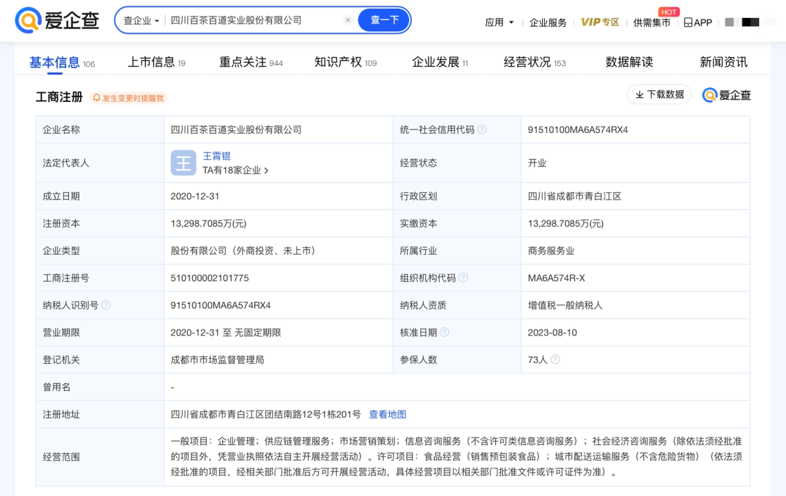 茶百道高开15% 港股新消费赛道再次走强