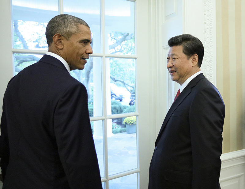 习近平同美国总统特朗普通电话
